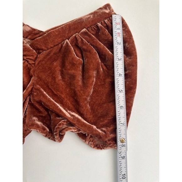 Madewell Suede Square Neck Balloon Sleeves Top - Picture 7 of 9